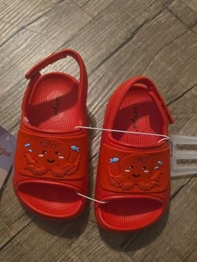 Kids Octopus Sandals - Red